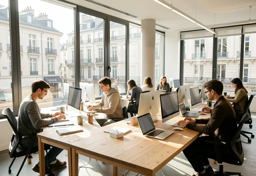 Espace de coworking en France
