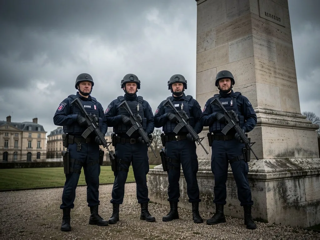 Forces de l'ordre en patrouille
