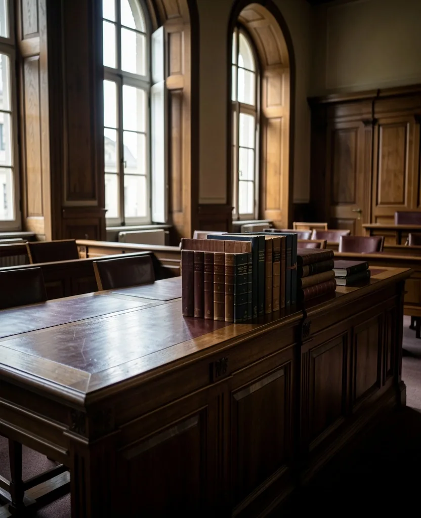 Intérieur de palais de justice français