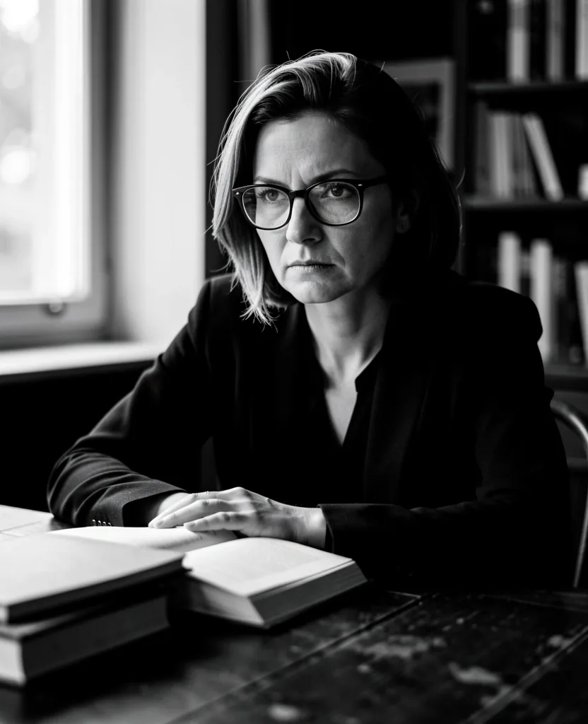 Portrait d'une intellectuelle française en entretien