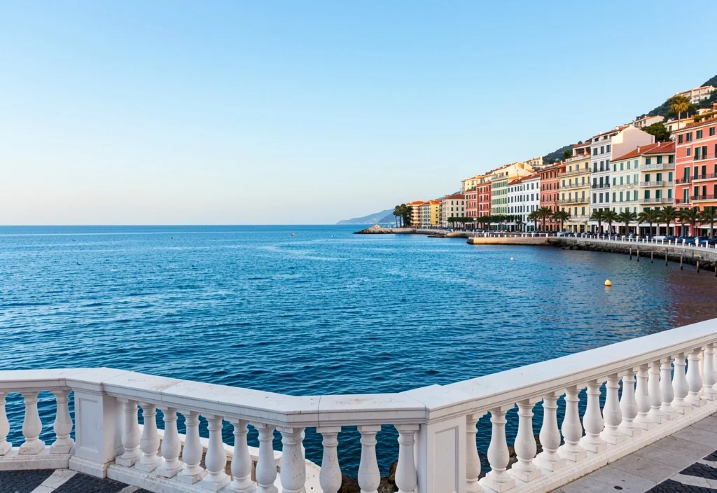 Ciel ensoleillé sur la baie de Nice