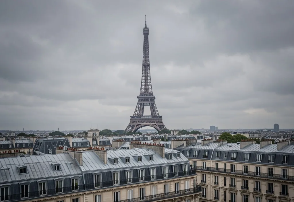 Ciel couvert sur Paris